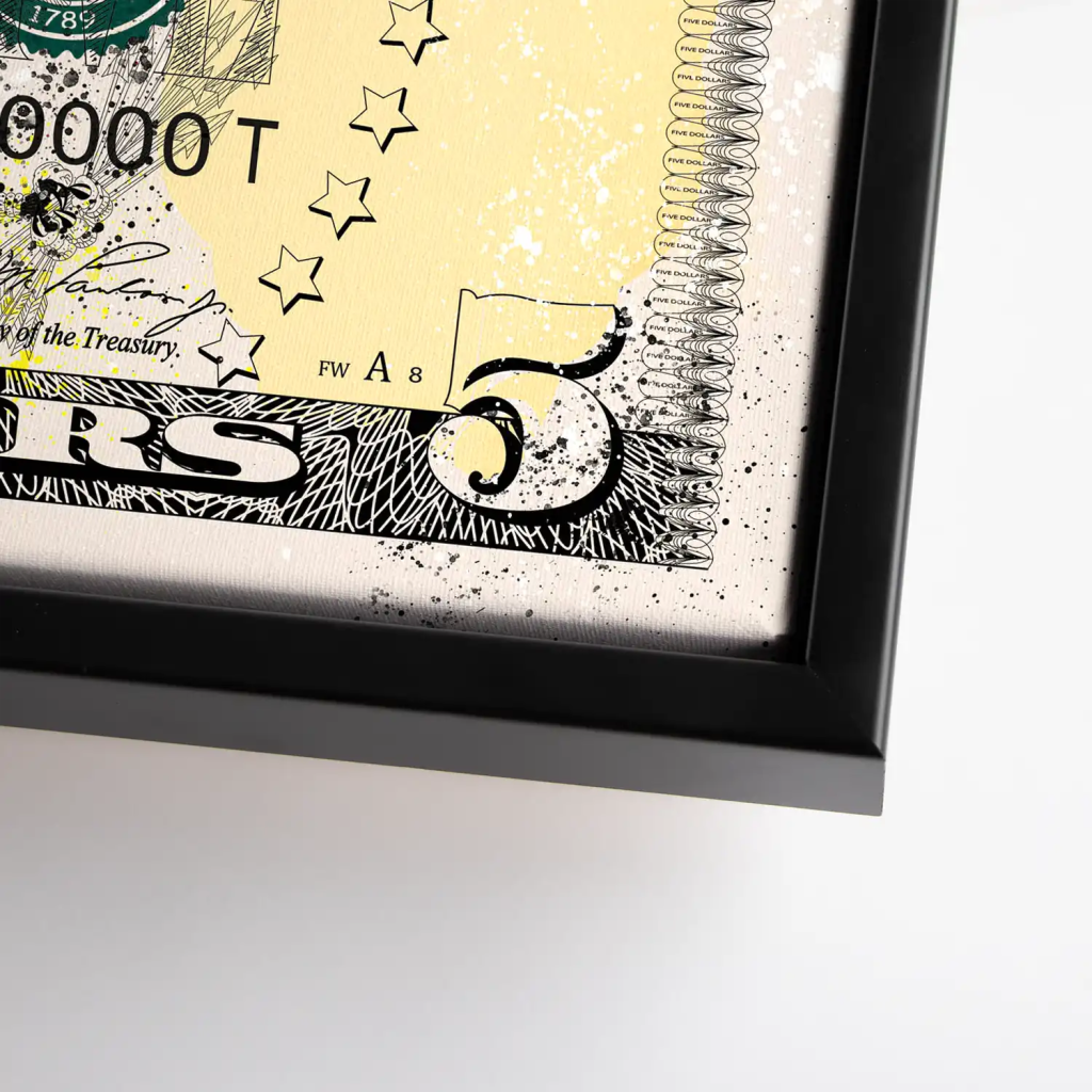 Micky und Minnie Maus Dollar Pop Art Leinwand Bild INGALERIE