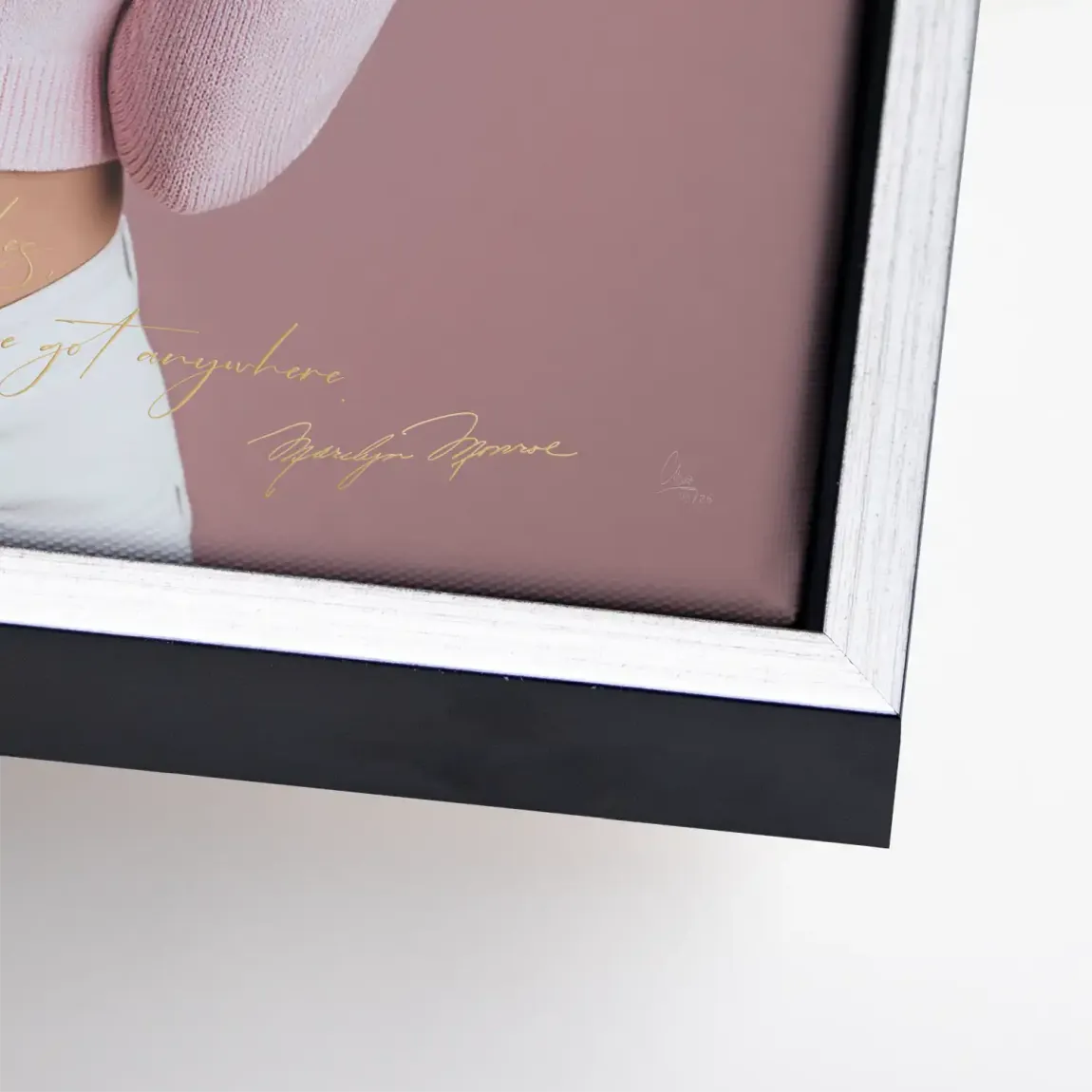 Marilyn Monroe Blush Leinwand Bild
