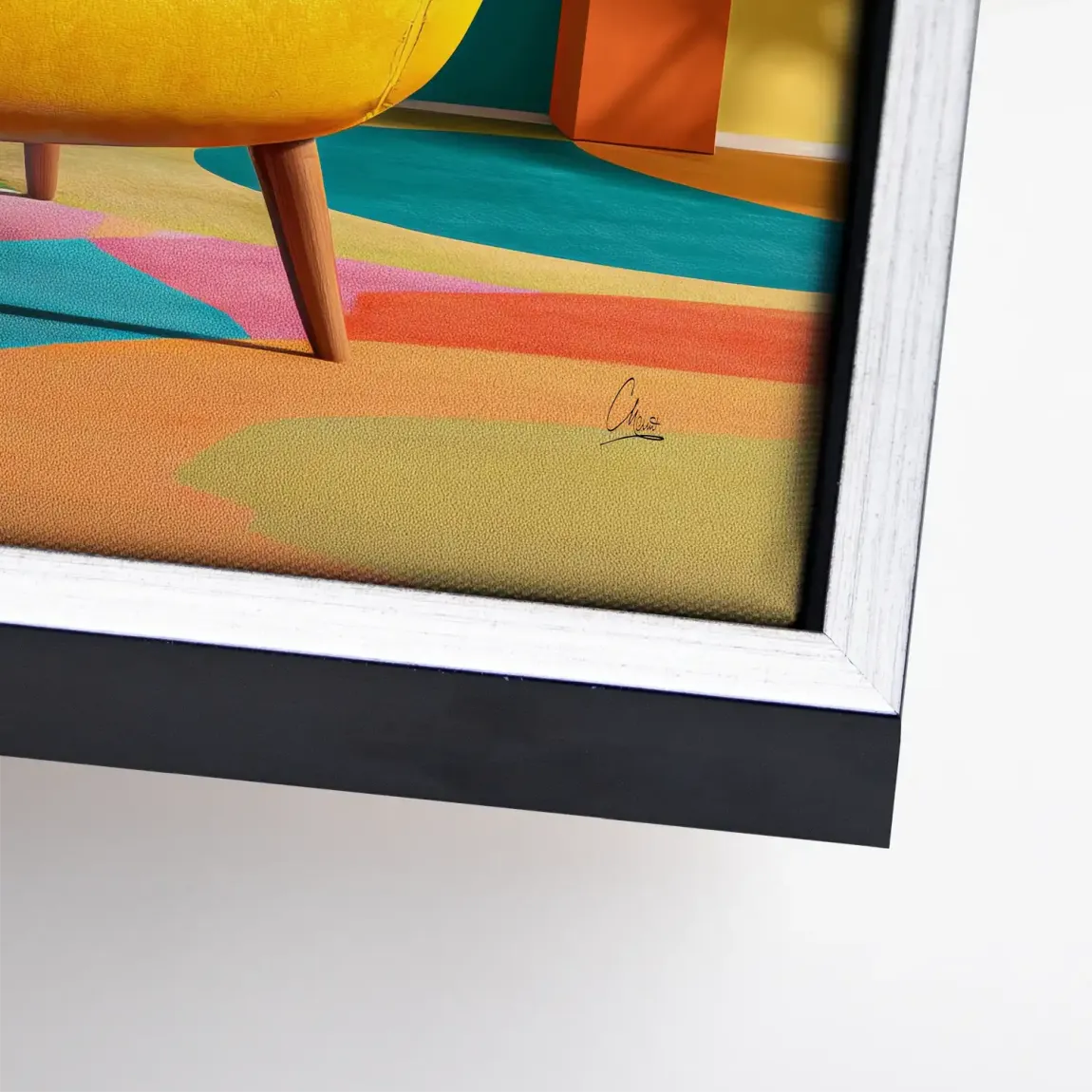 Sunny Seat Leinwand Bild