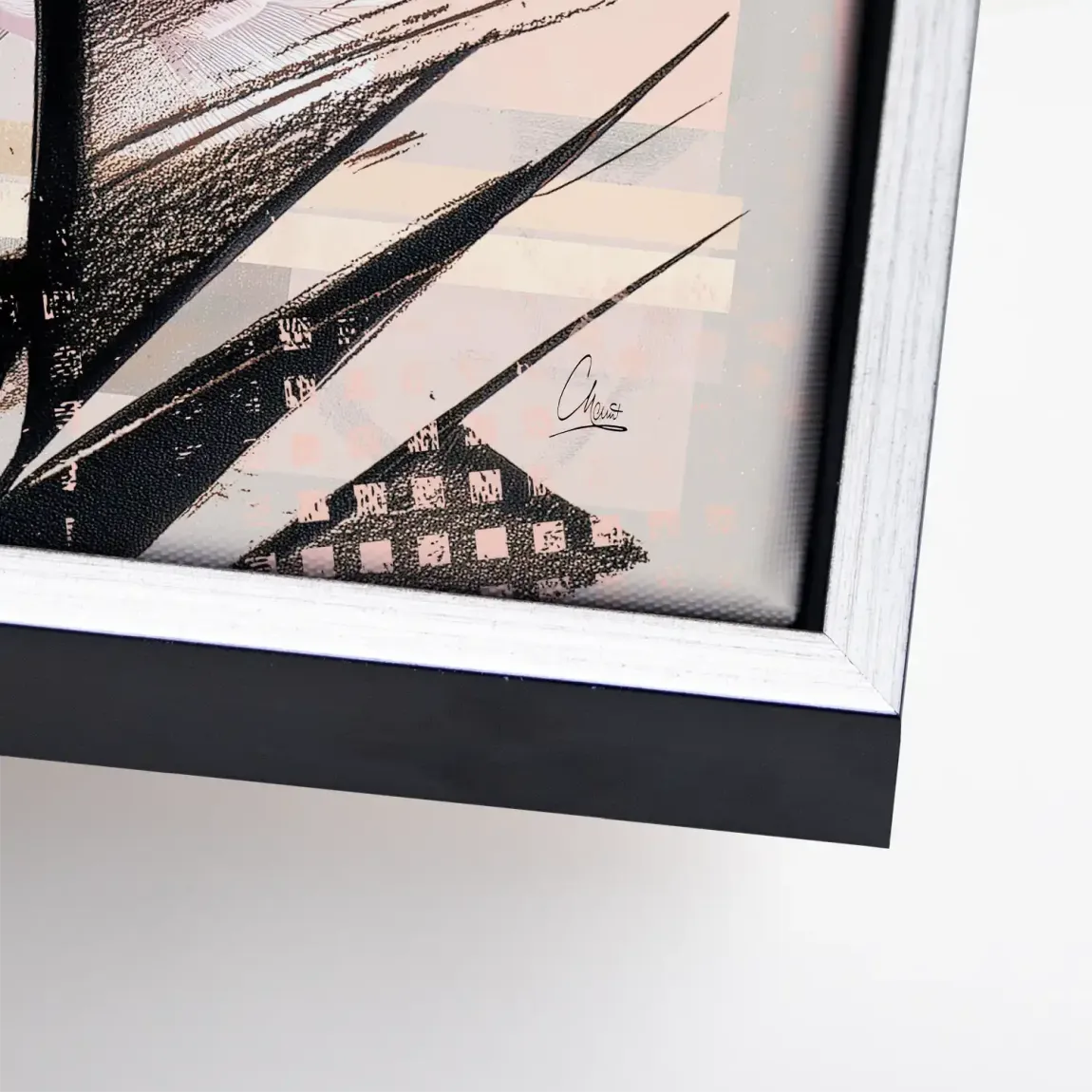 Soft Kiss Abstrakt Leinwand Bild