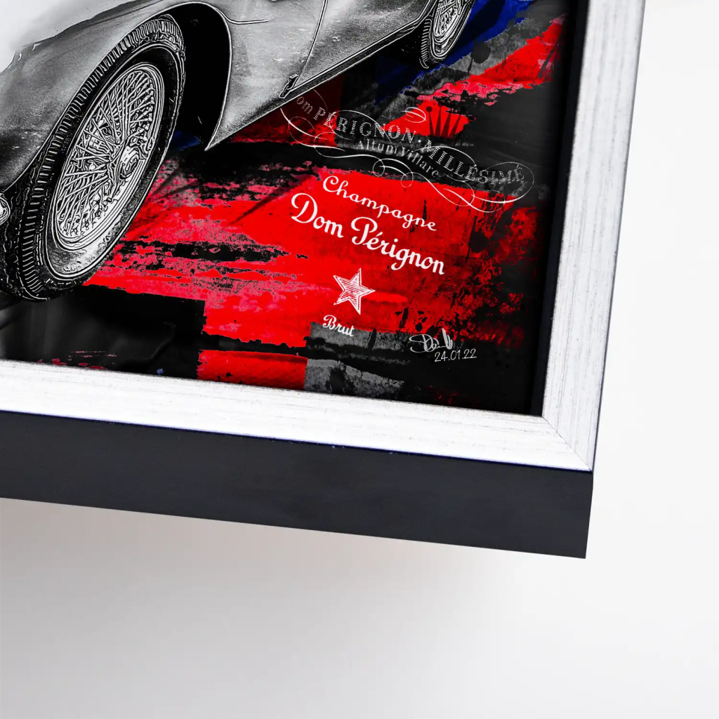 James Bond Retro Style Leinwand Bild INGALERIE