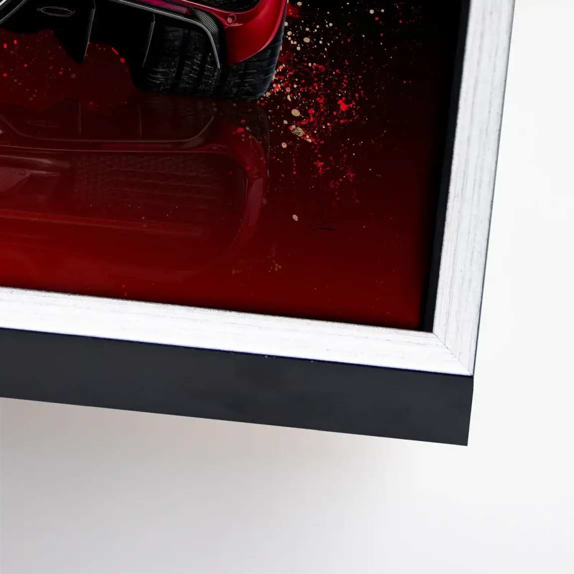 Red Empire Bugatti Leinwand Bild