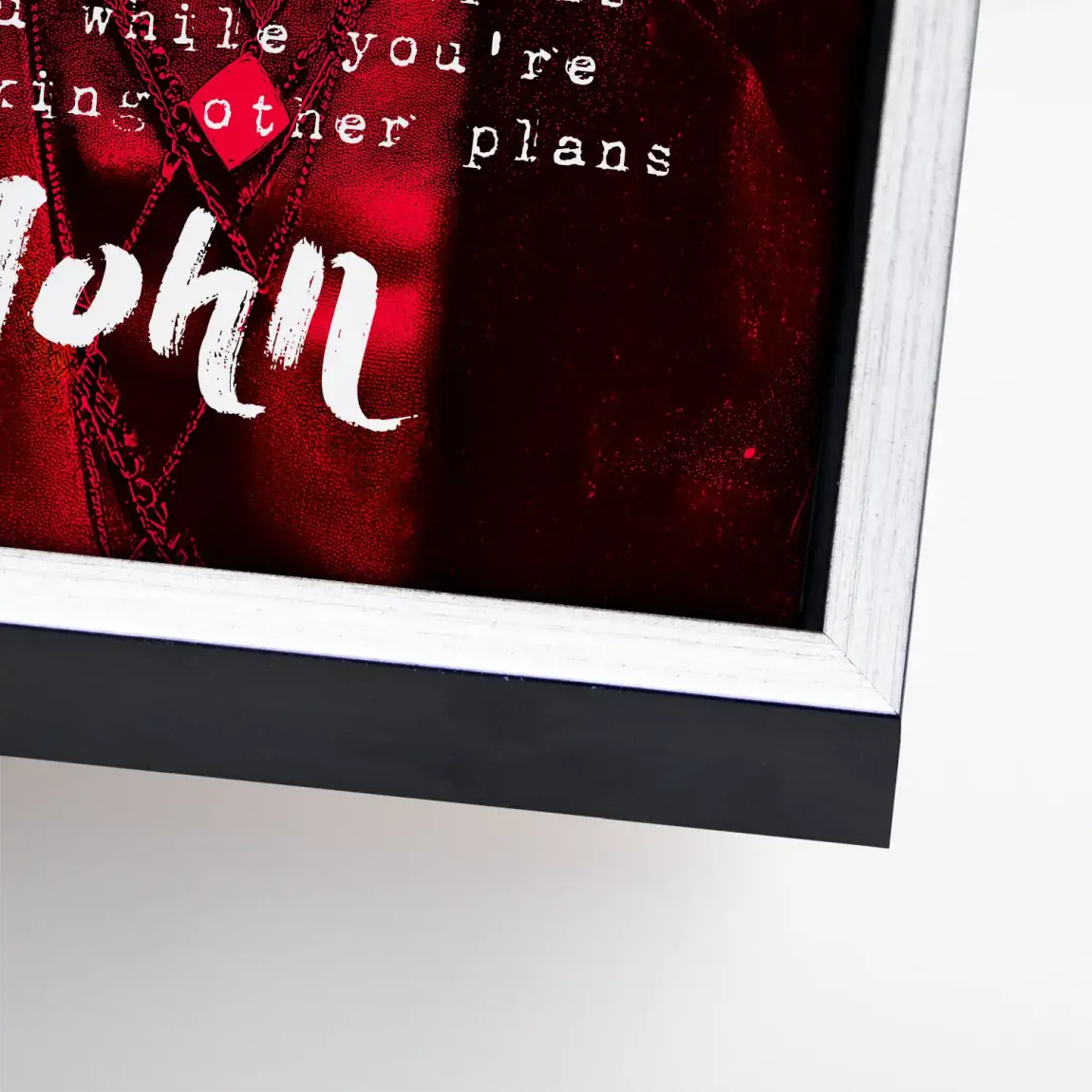 Lennon Red Vision Leinwand Bild