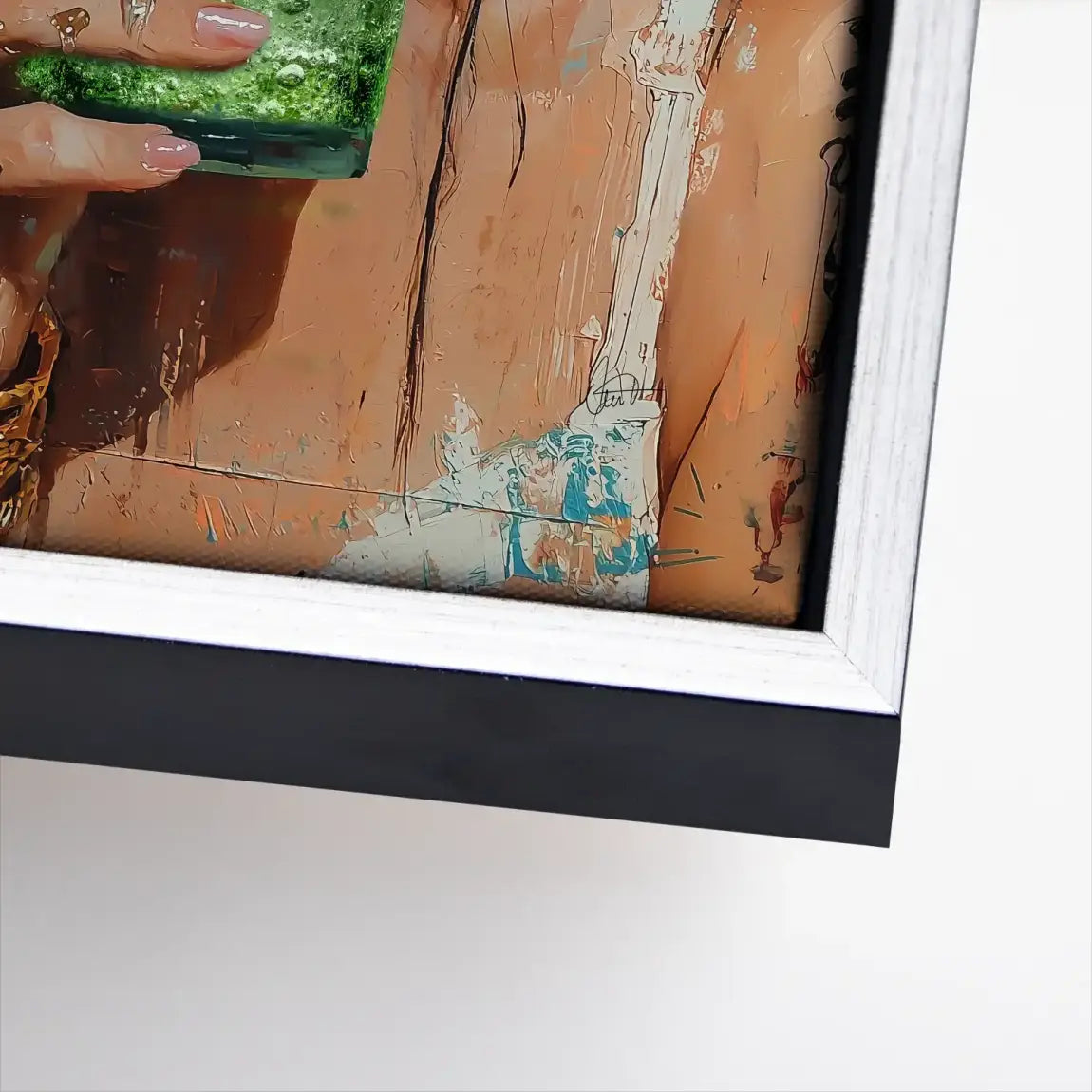 Frida Kahlo Mint Leinwand Bild