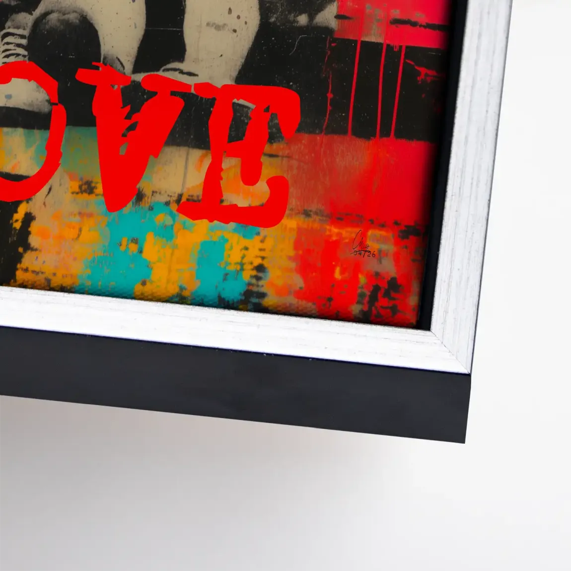 Need Love Art Leinwand Bild