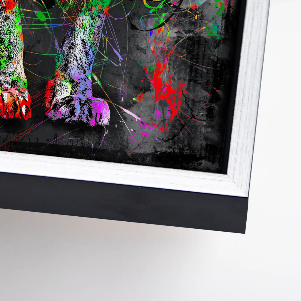 Löwe Abstrakt Leinwand Bild INGALERIE