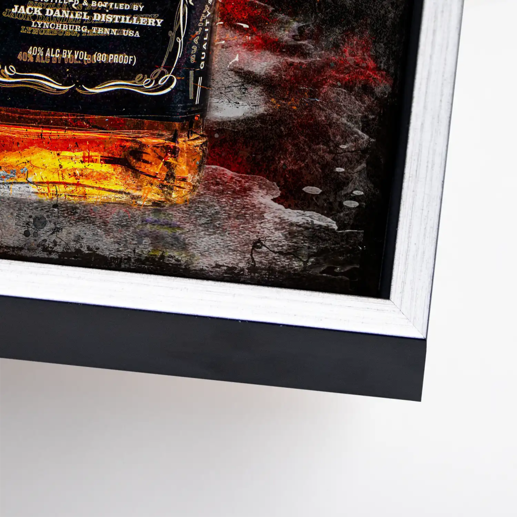 Jack Whisky Vintage Style Leinwand Bild INGALERIE