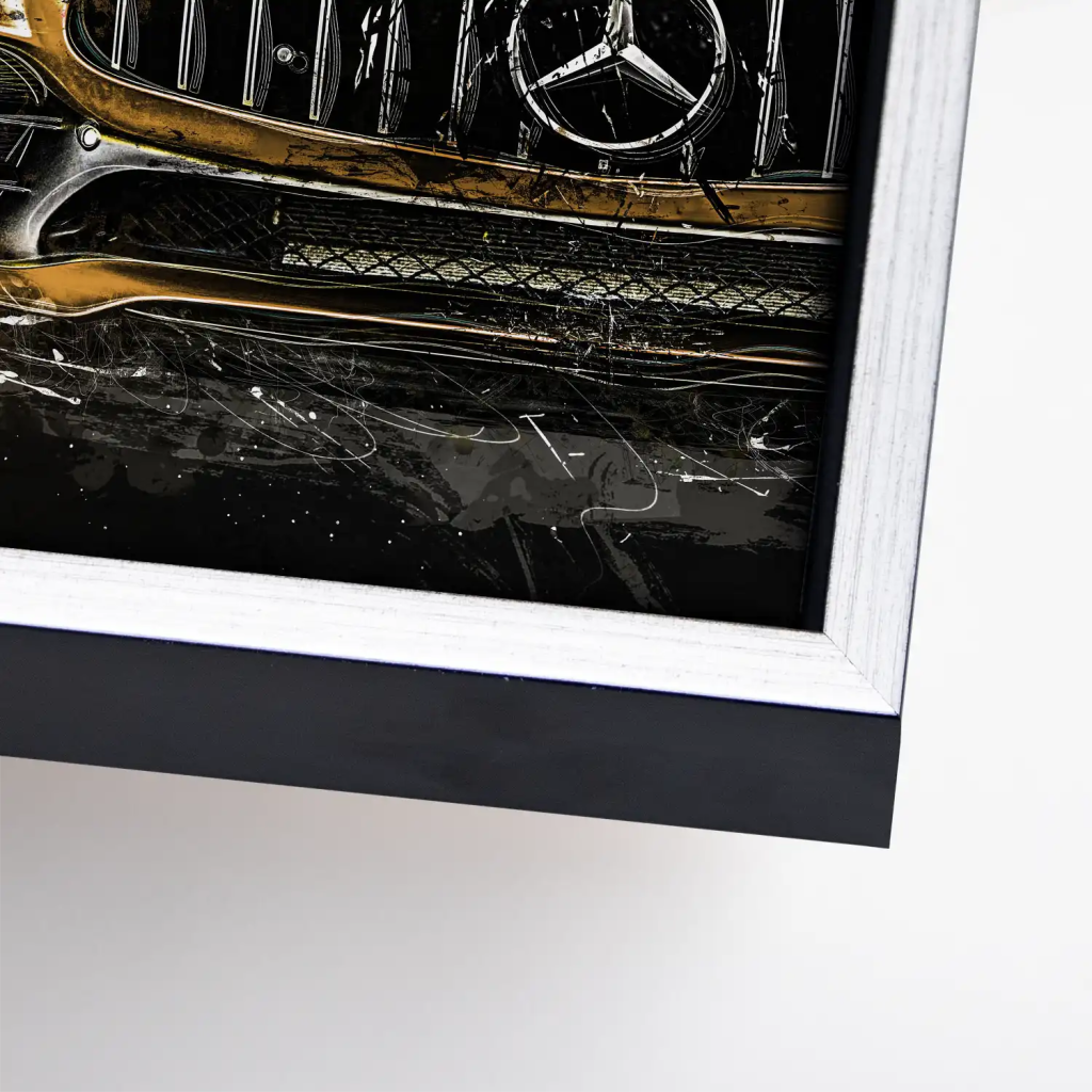Mercedes AMG GT Modern Art Leinwand Bild INGALERIE