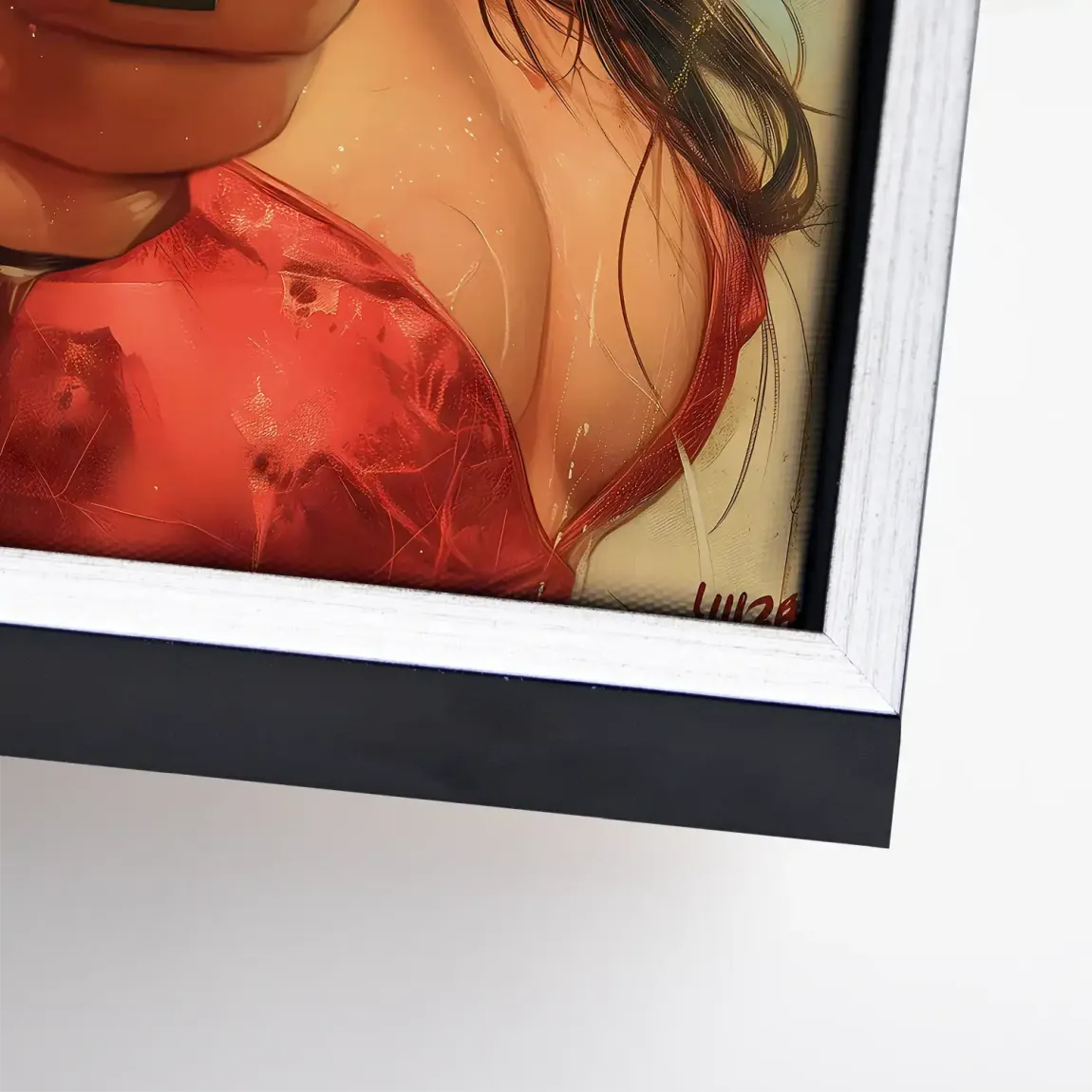 Velvet Gun Leinwand Bild