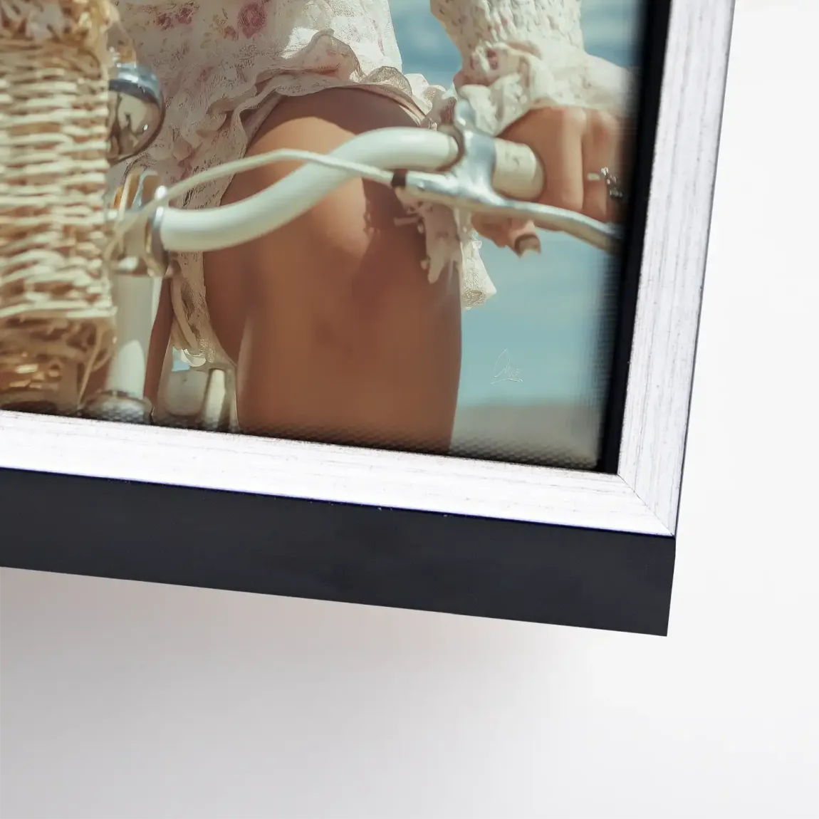 Blütenmädchen Leinwand Bild