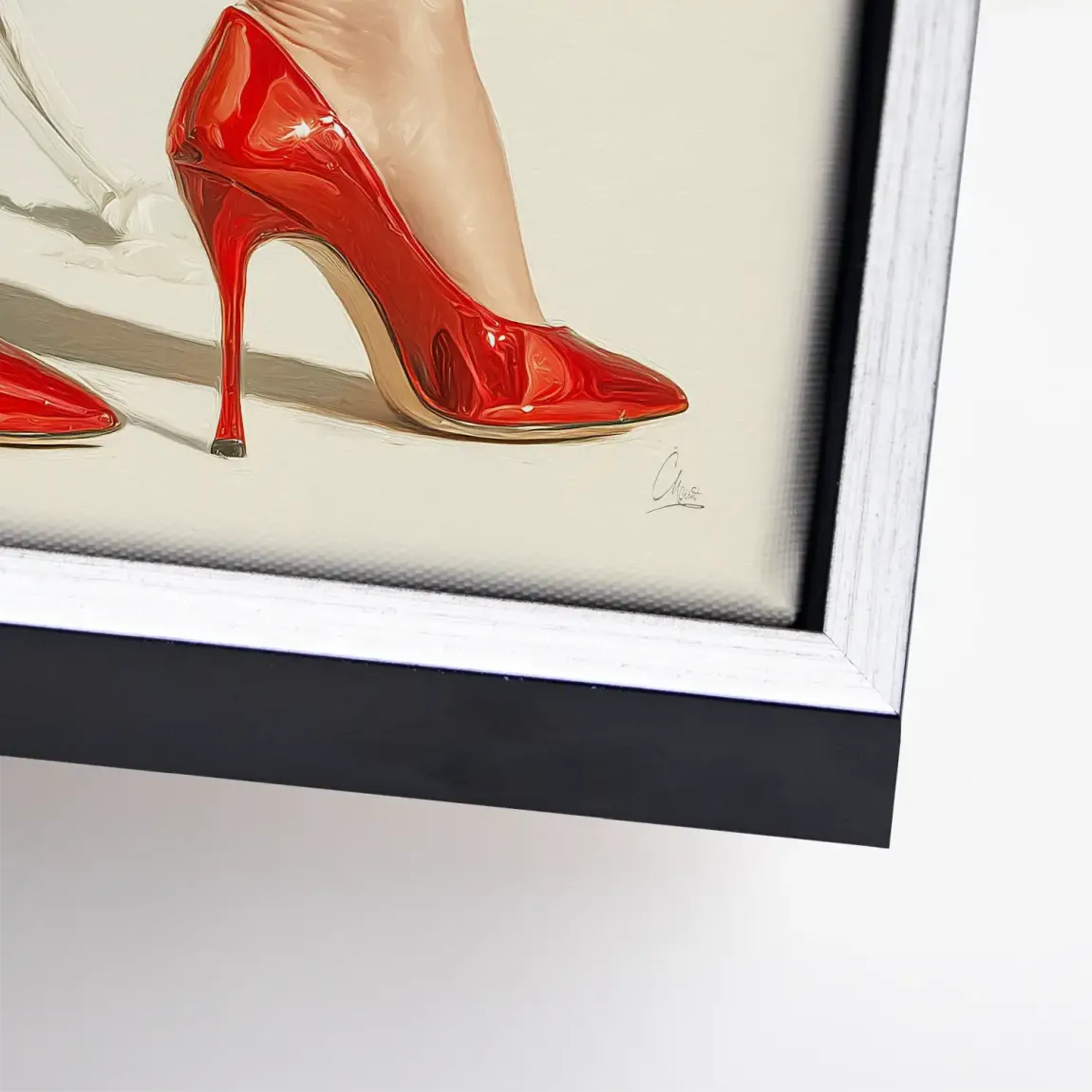 Red Heels Delight Leinwand Bild