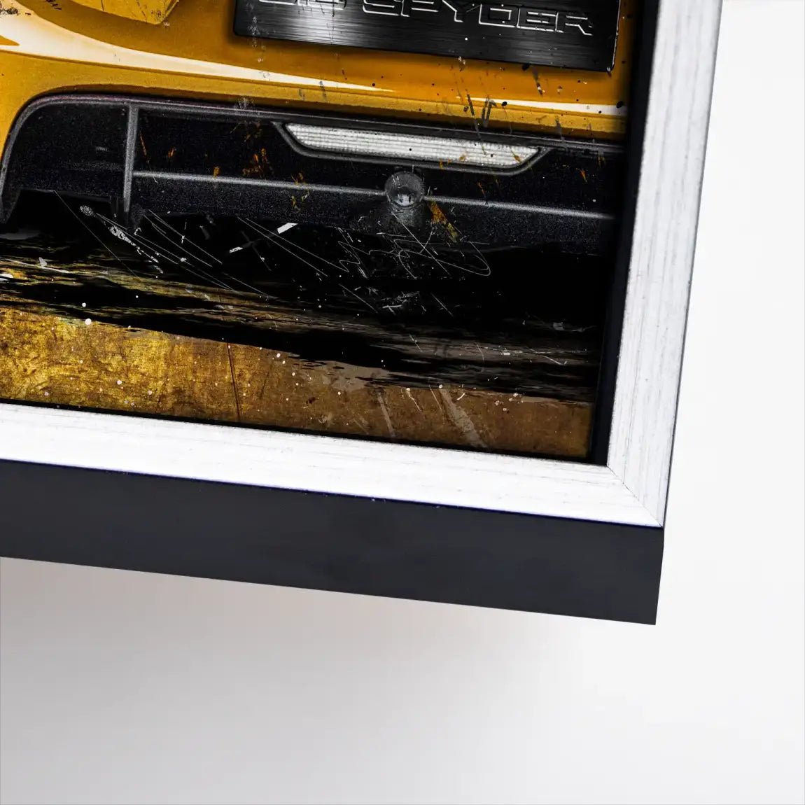 Porsche 918 Gold Style Leinwand Bild INGALERIE