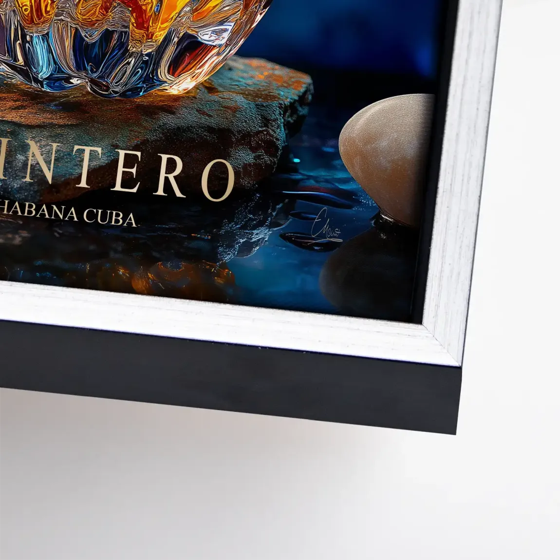 Amber Essence Leinwand Bild