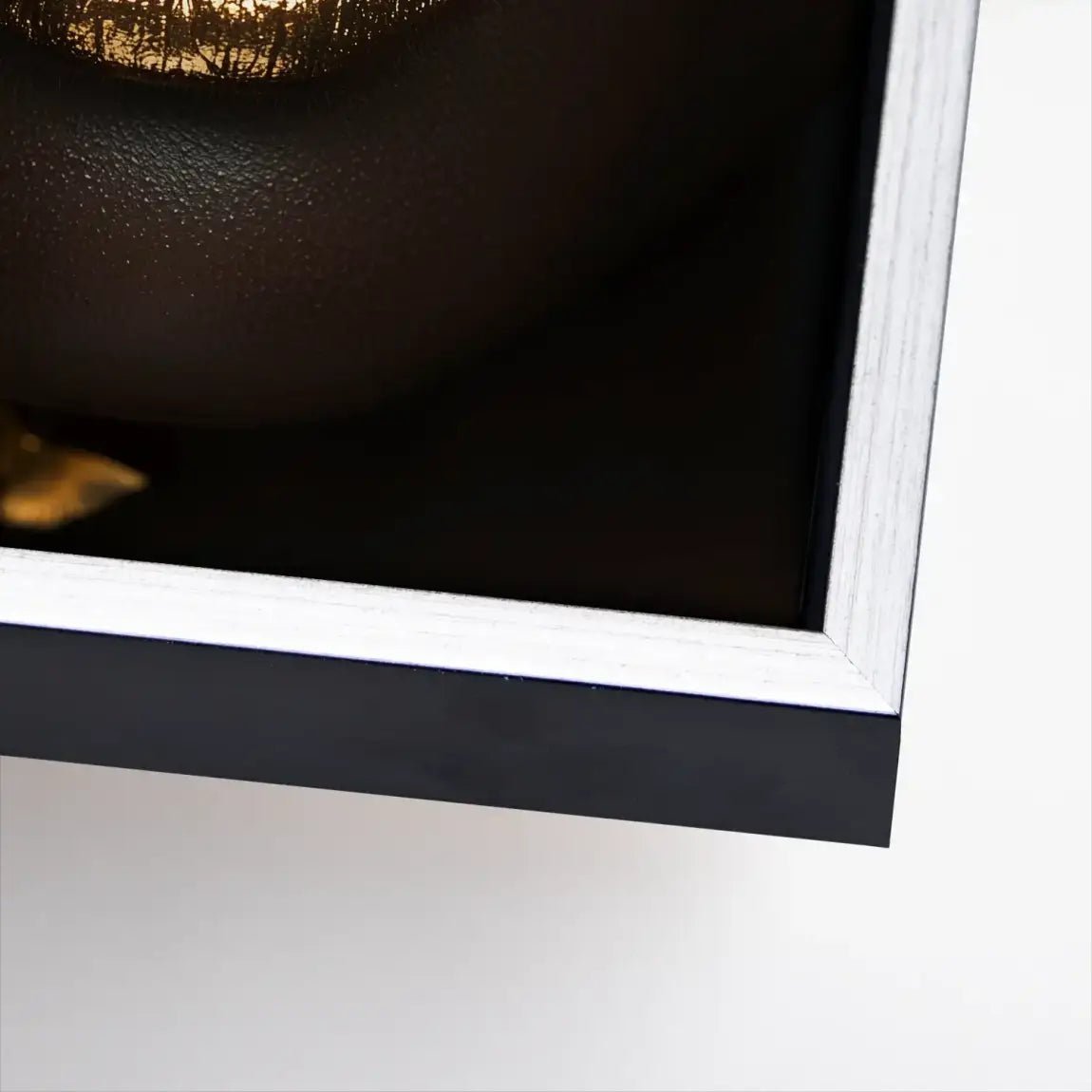Golden Butterfly Leinwand Bild INGALERIE