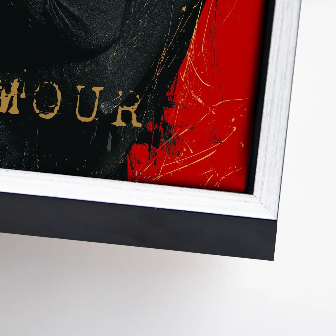 Audrey Hepburn Red Glamour Leinwand Bild