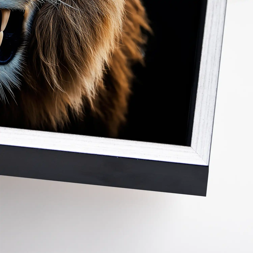 Angry Lion Leinwand Bild INGALERIE