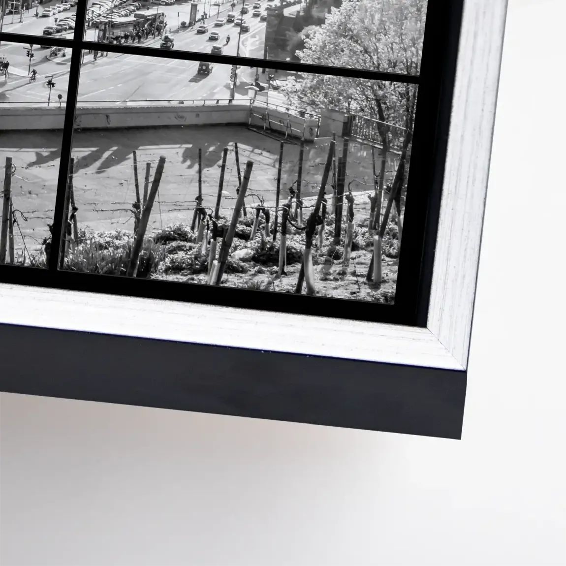 Hamburg Skyline Classic Leinwand Bild