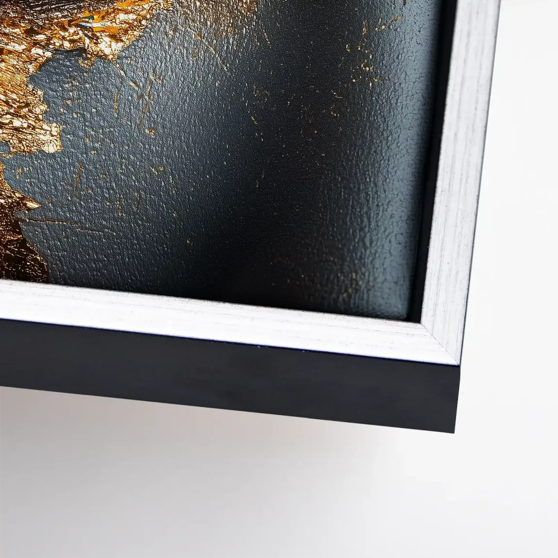 Flammenblick der Stille Leinwand Bild INGALERIE