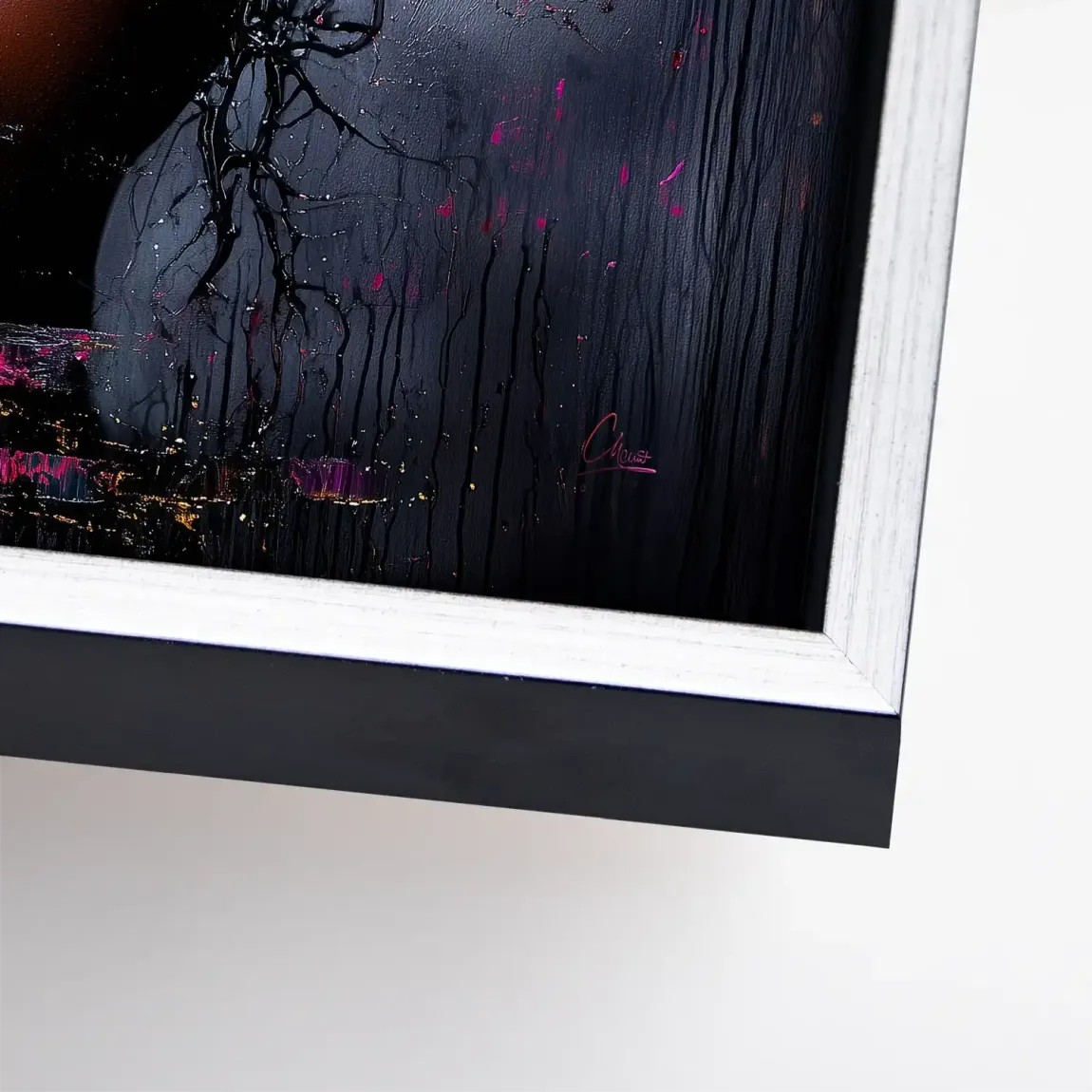 Magie aus Farbe und Gold Leinwand Bild INGALERIE