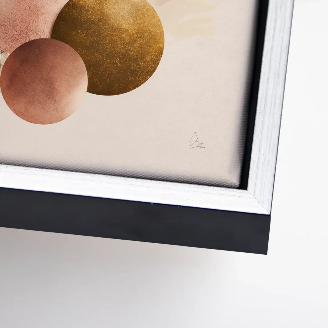 Golden Balance Leinwand Bild