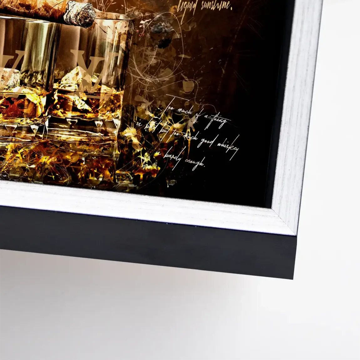 Whisky Lounge Art Leinwand Bild INGALERIE