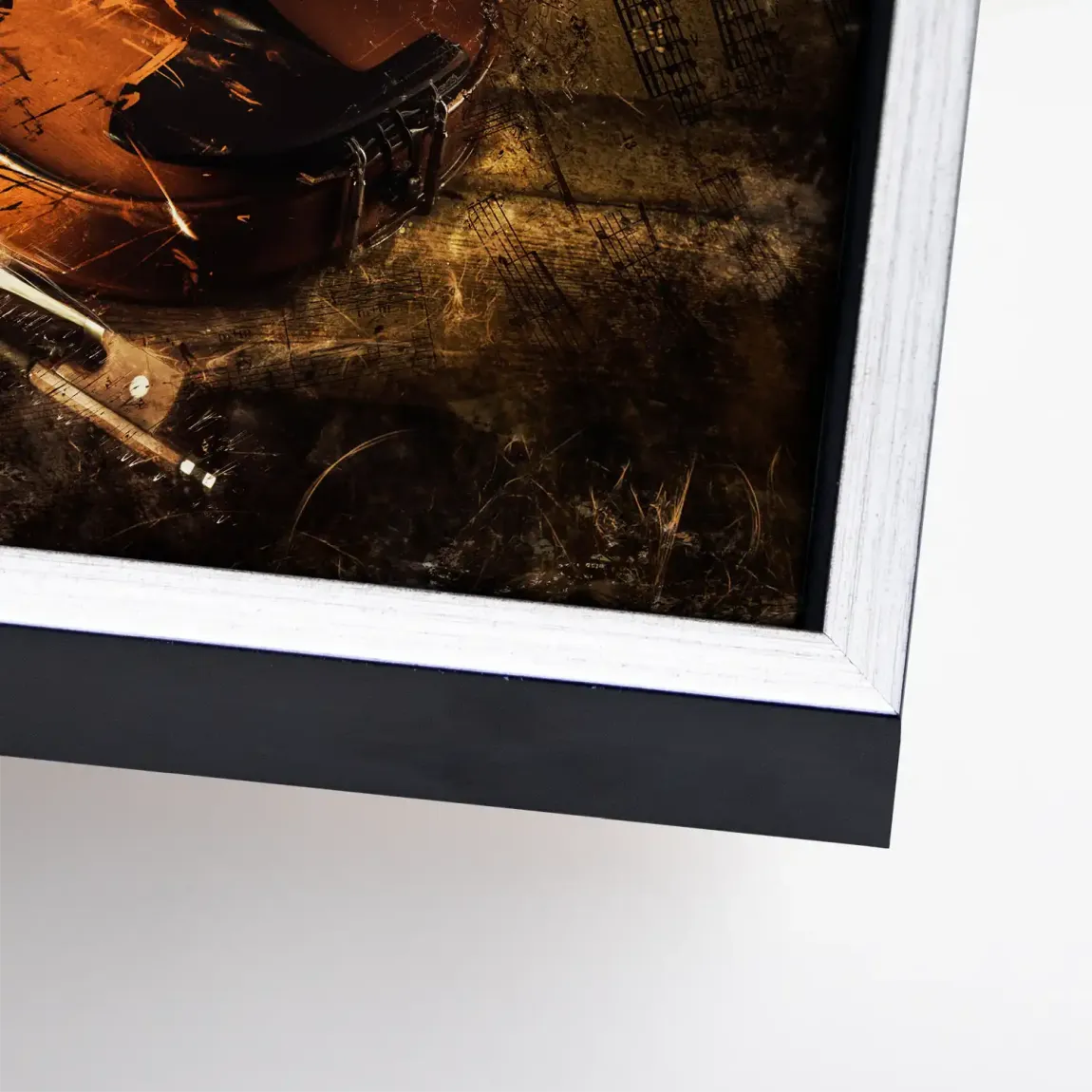 Golden Strings Melodie Leinwand Bild