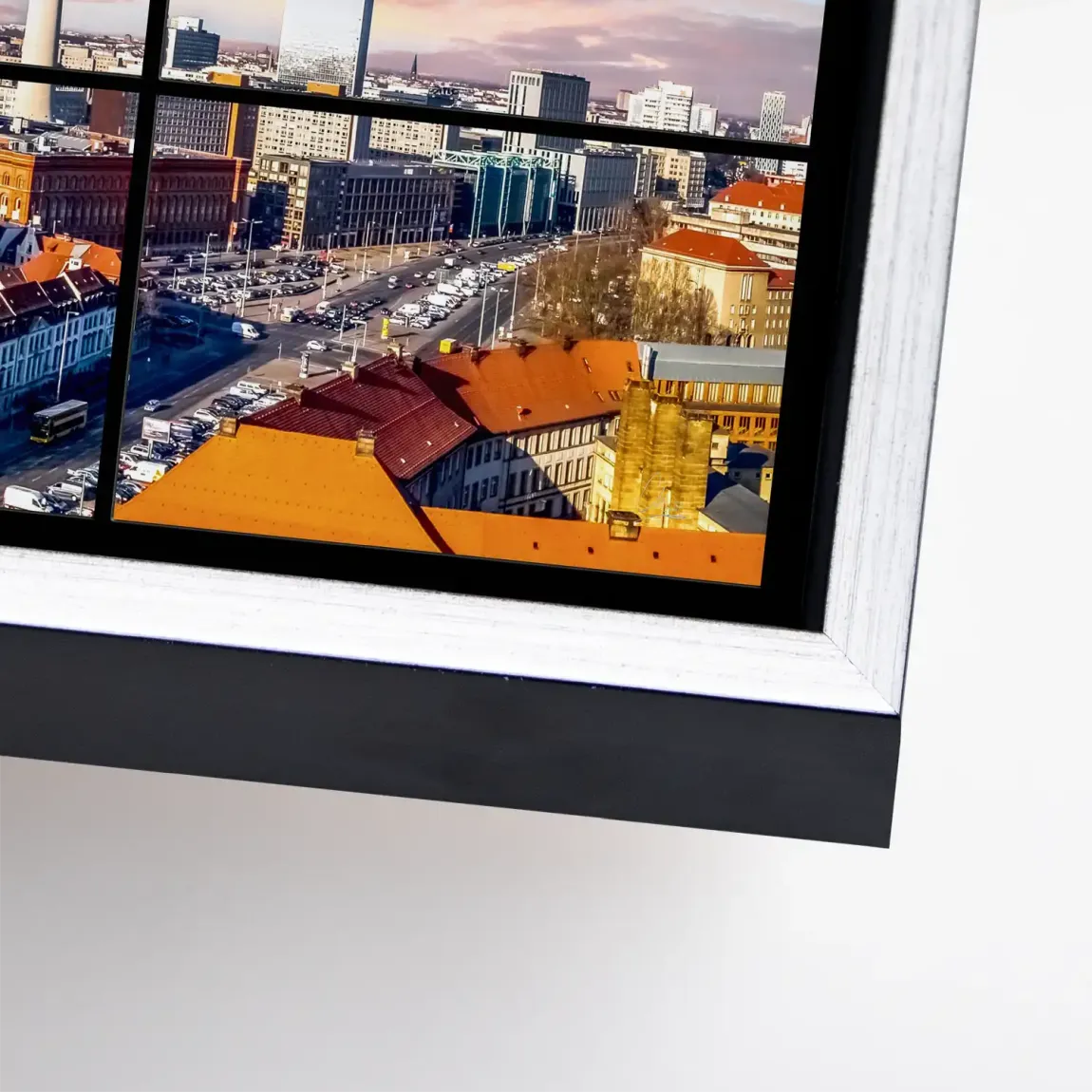 Berlin Skyline Leinwand Bild