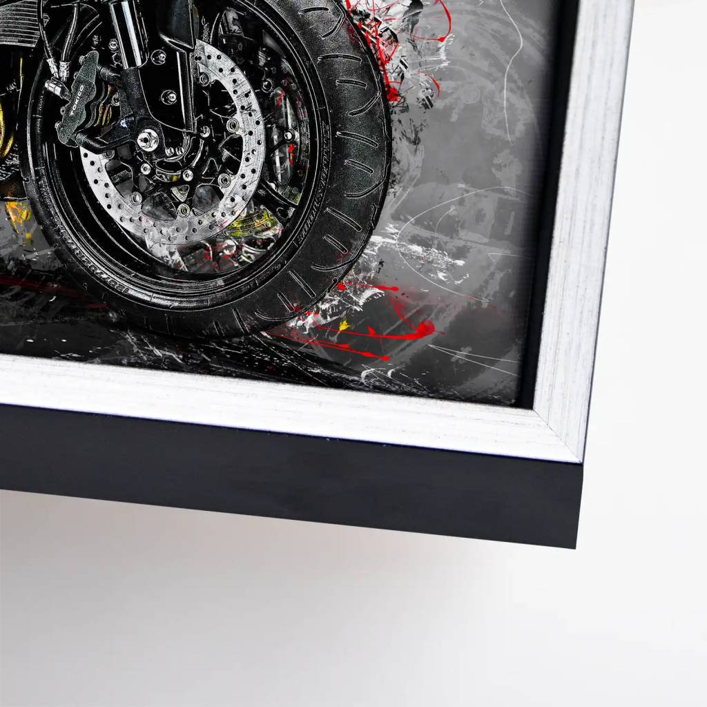 Suzuki GSXR 600 Abstrakt Leinwand Bild INGALERIE