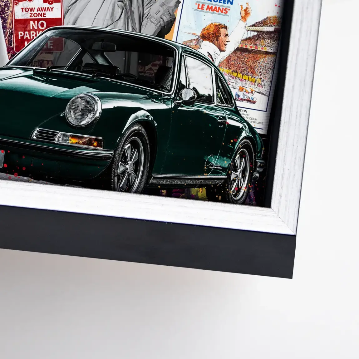 American Legend Steve McQueen Leinwand Bild