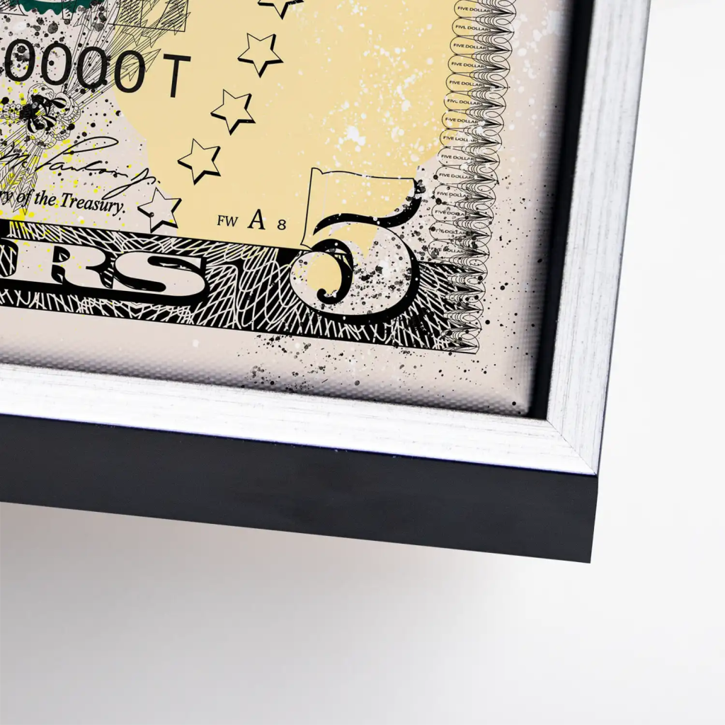 Micky und Minnie Maus Dollar Pop Art Leinwand Bild INGALERIE