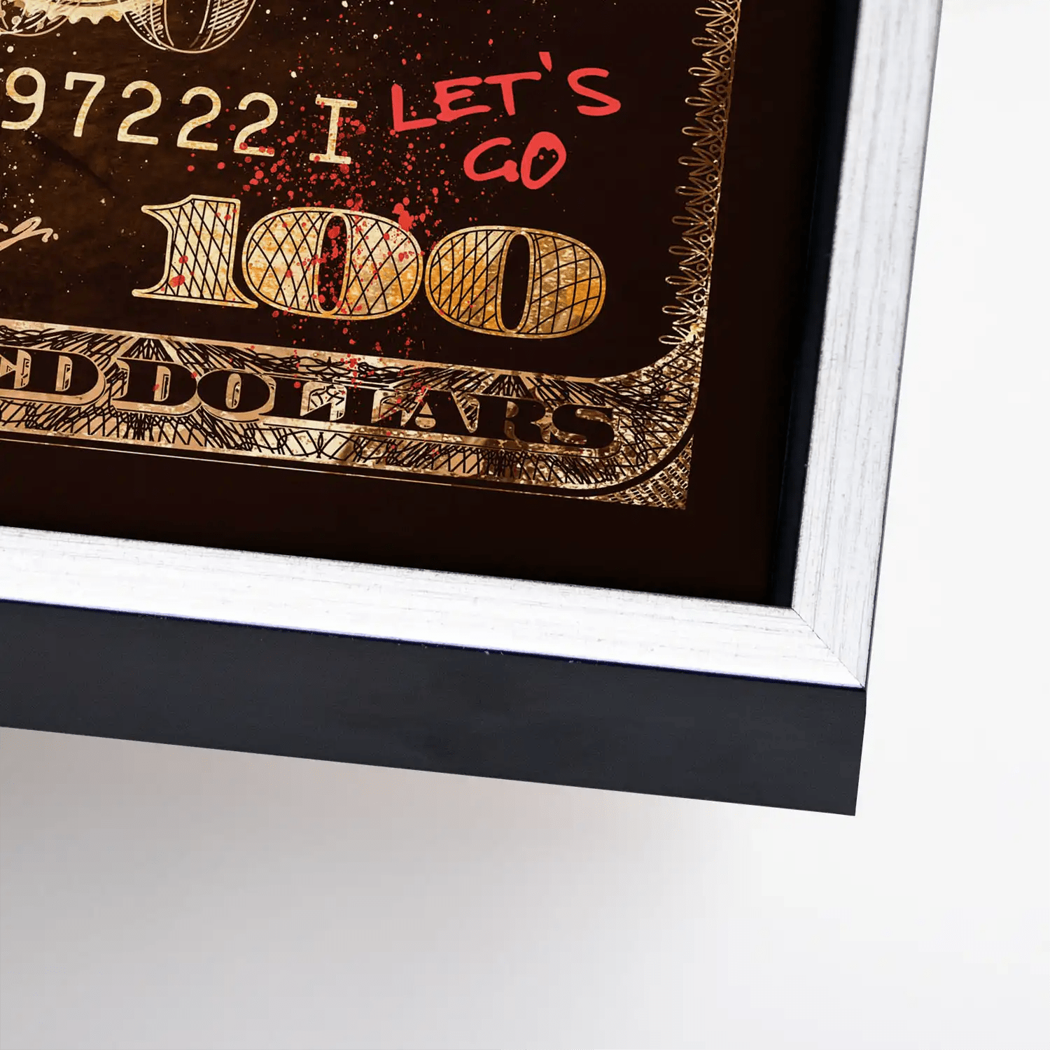 Dagobert Retro Dollar Leinwand Bild INGALERIE