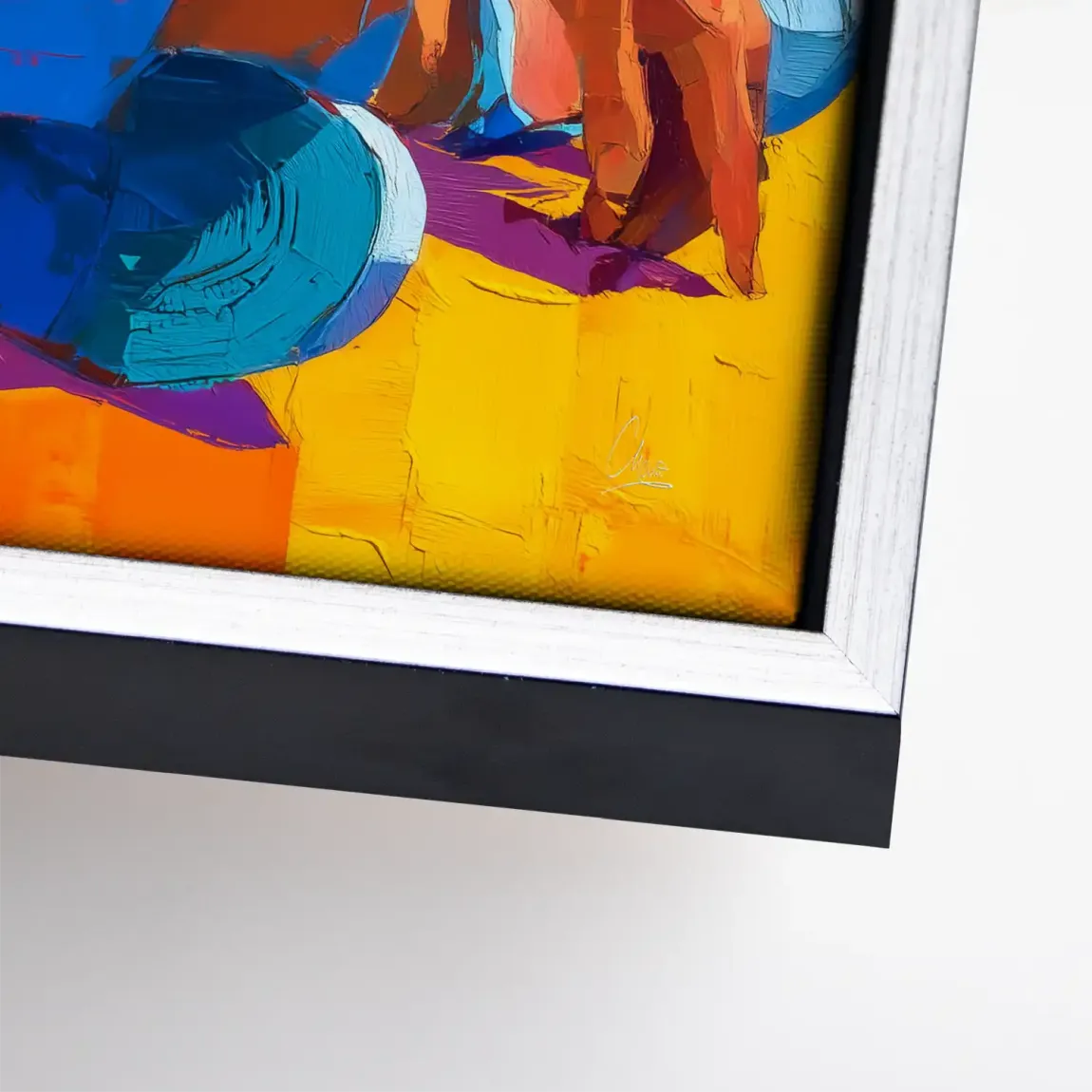 Feel the Sound Leinwand Bild