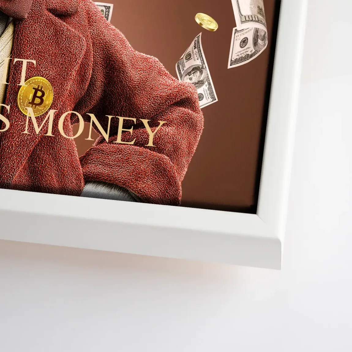 Money Empire Dagobert Duck Leinwand Bild