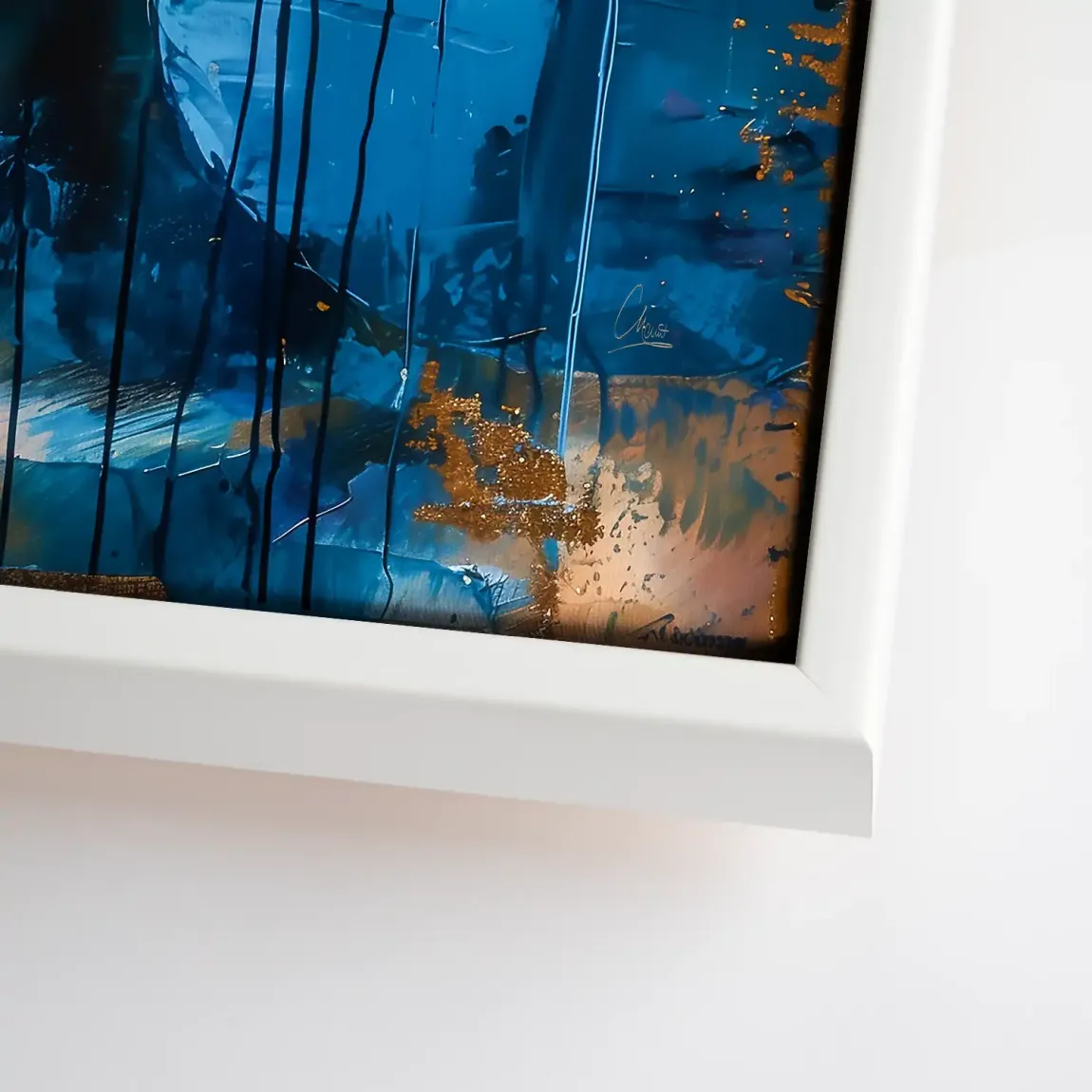 Blue Mystery Leinwand Bild