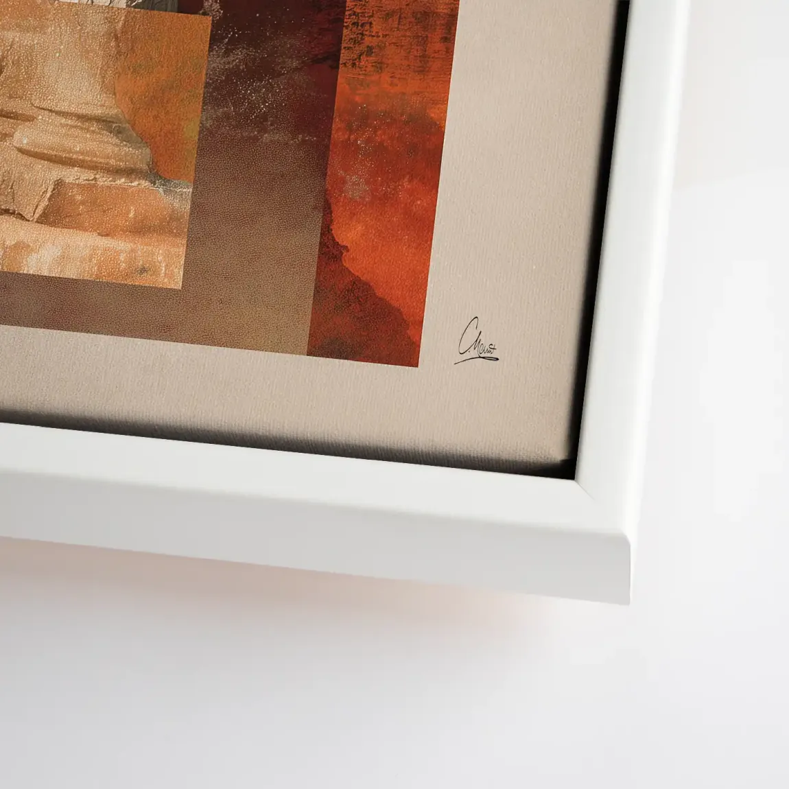 Rom Abstrakt Leinwand Bild