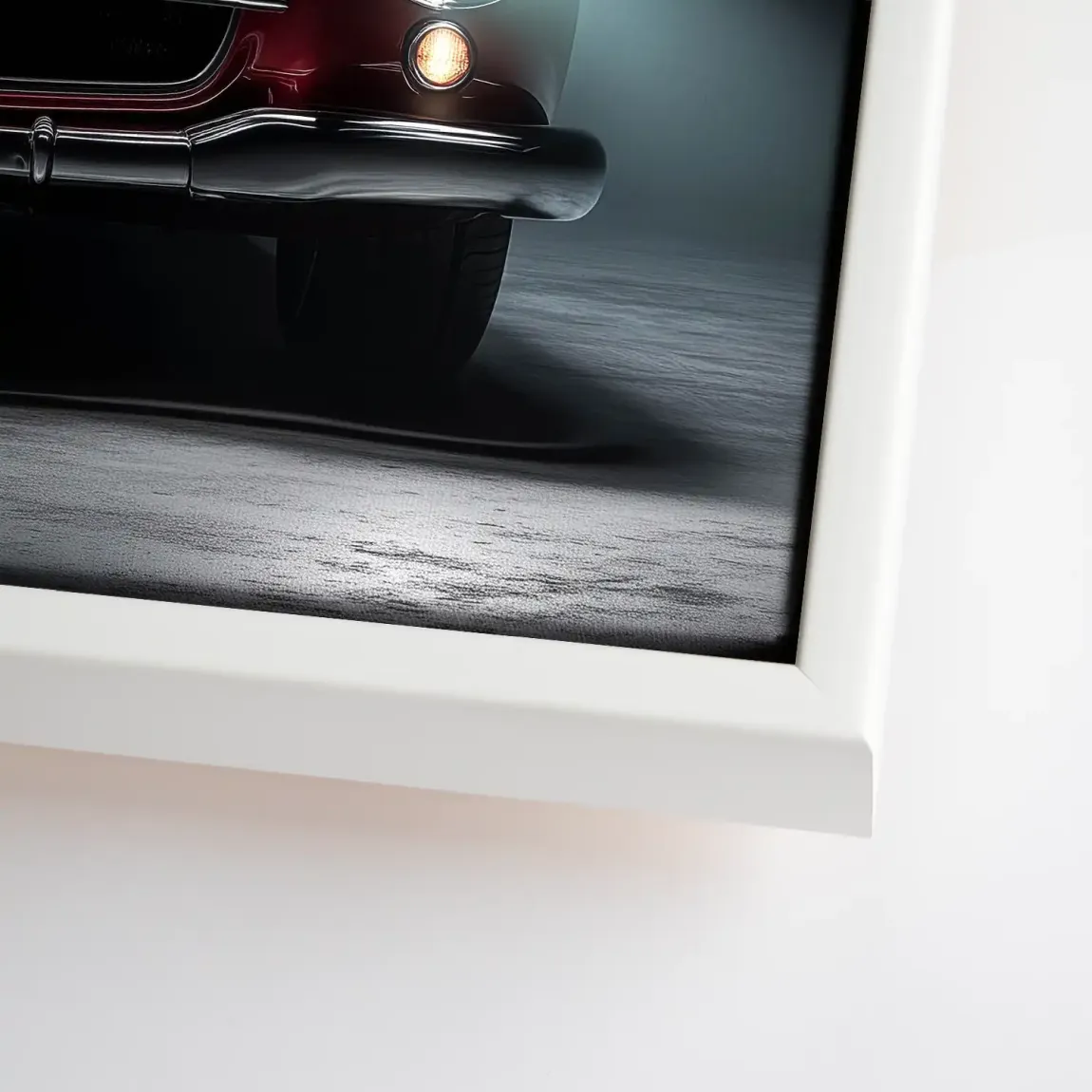 Red Legend Mercedes 300SL Leinwand Bild