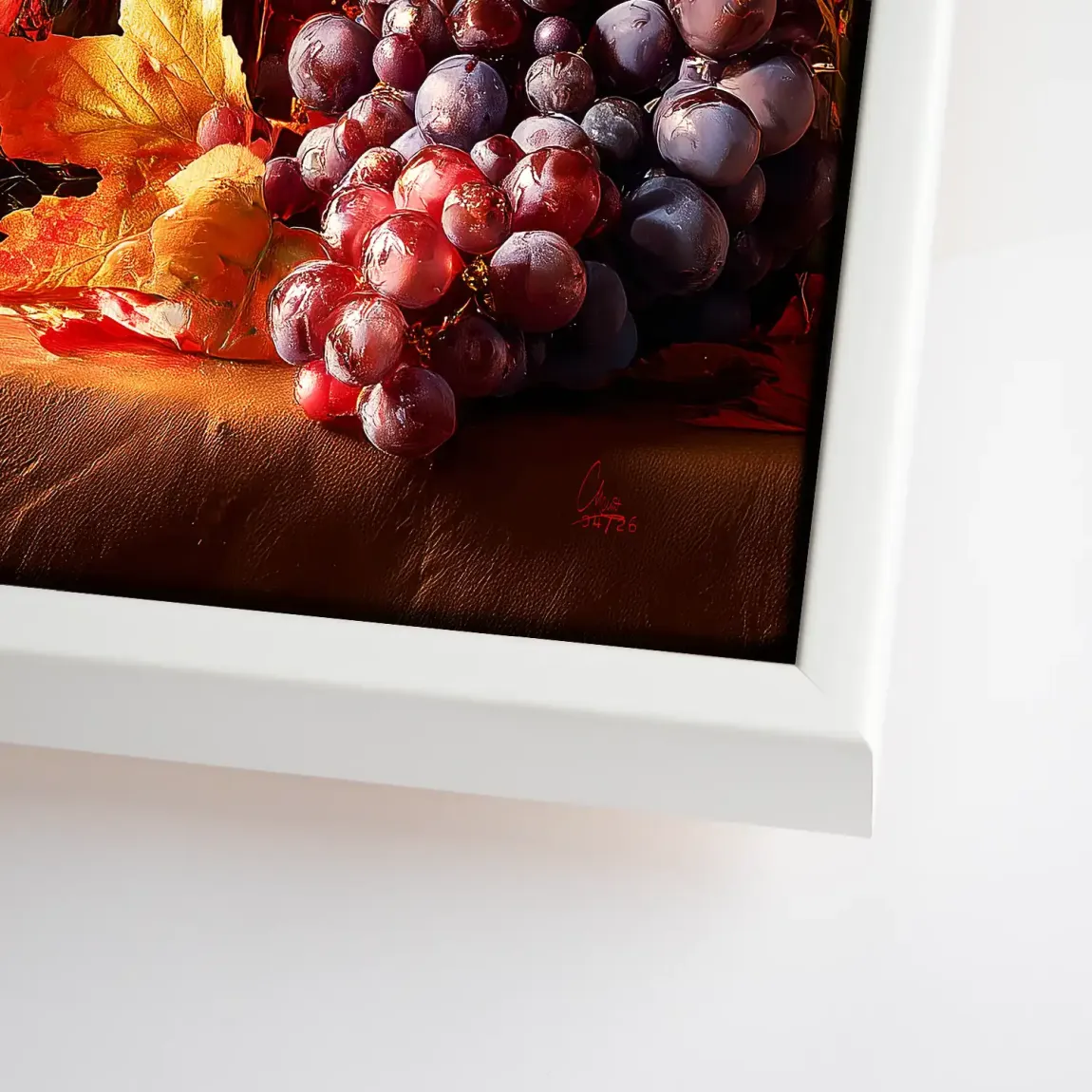 Edle Weinlese Leinwand Bild