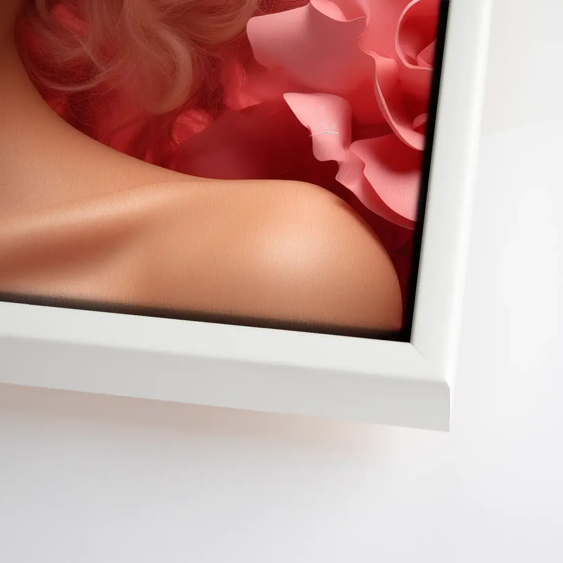 Pink Mirage Leinwand Bild