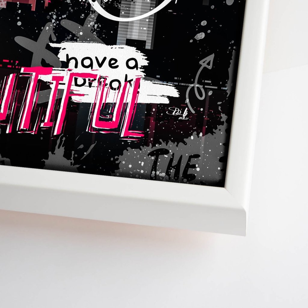 Pink Panther Pop Art Leinwand Bild INGALERIE