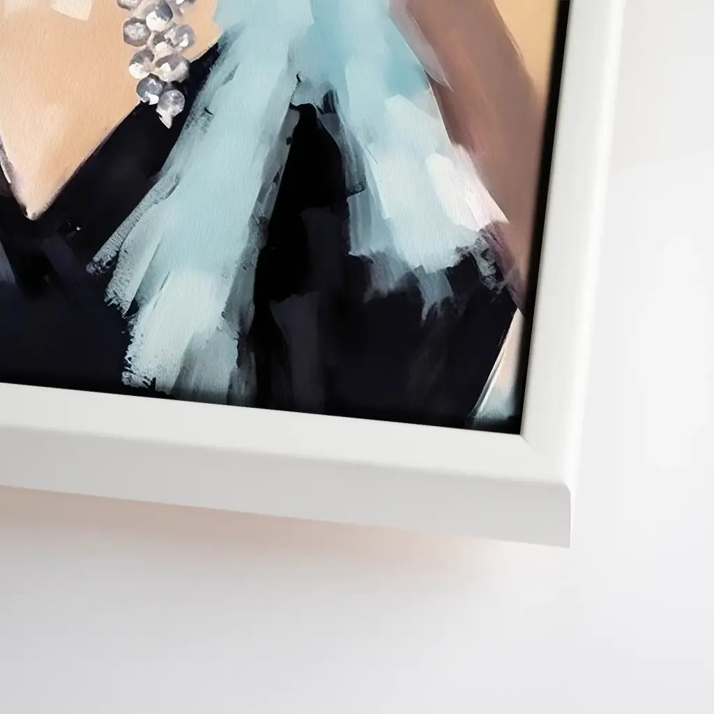 Audrey Hepburn Tiffany Style Leinwand Bild INGALERIE