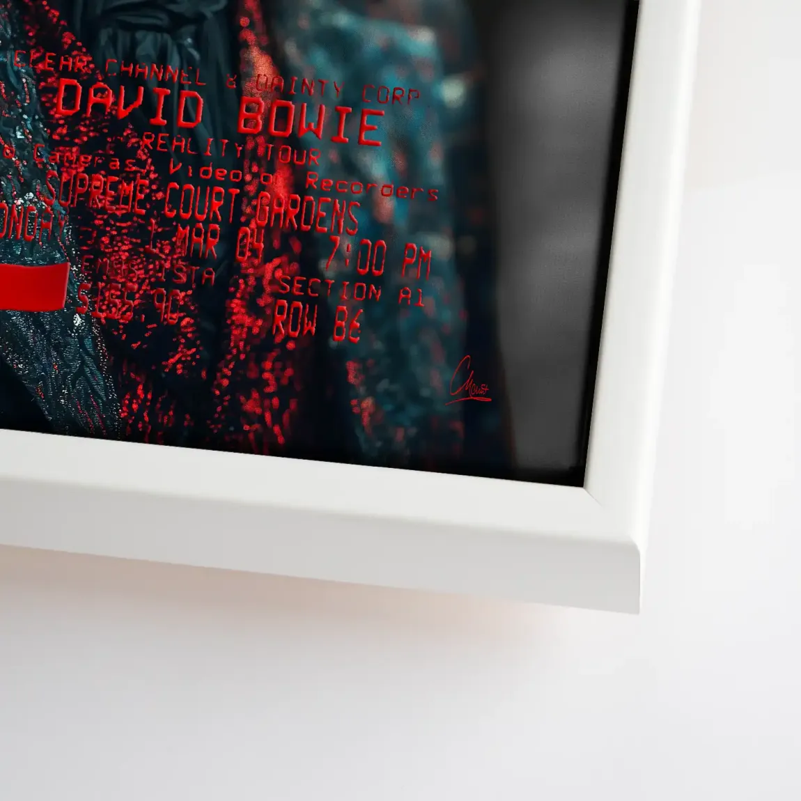 Bowie Starman Leinwand Bild