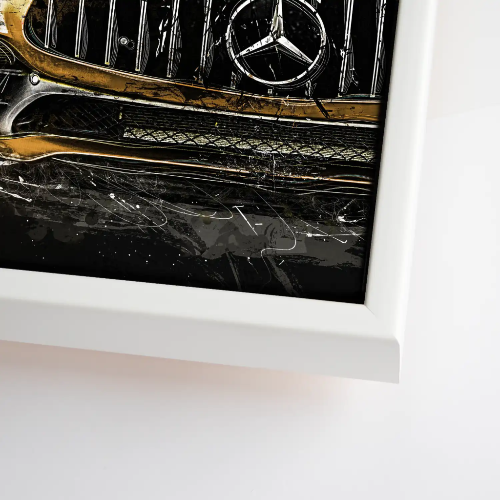 Mercedes AMG GT Modern Art Leinwand Bild INGALERIE
