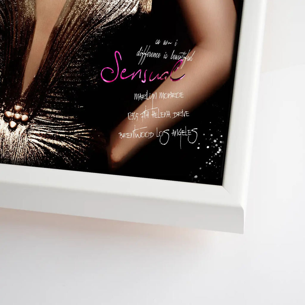 Marilyn Glamour Leinwand Bild INGALERIE
