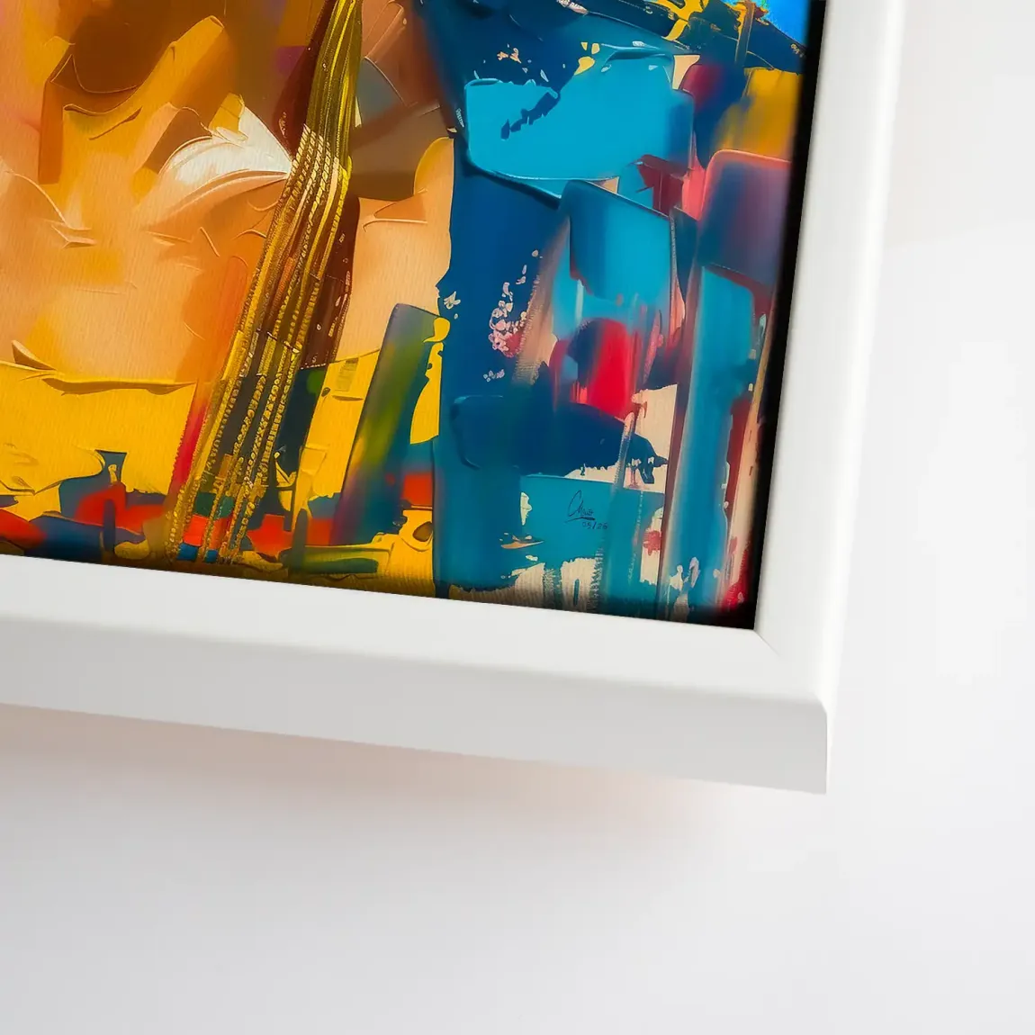 Frida buntes Leben Leinwand Bild
