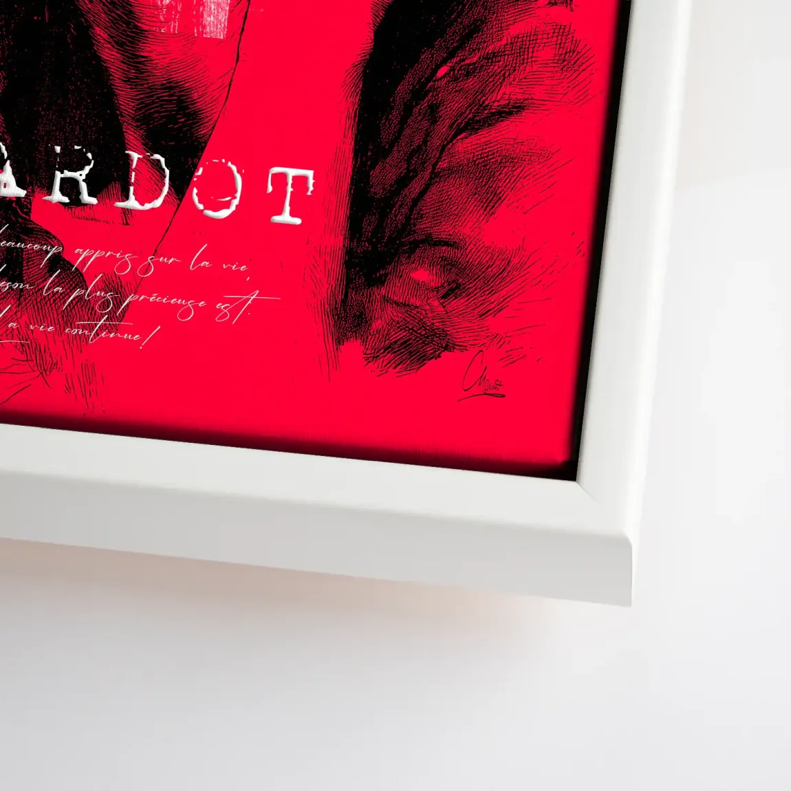 Bardot St Tropez Leinwand Bild