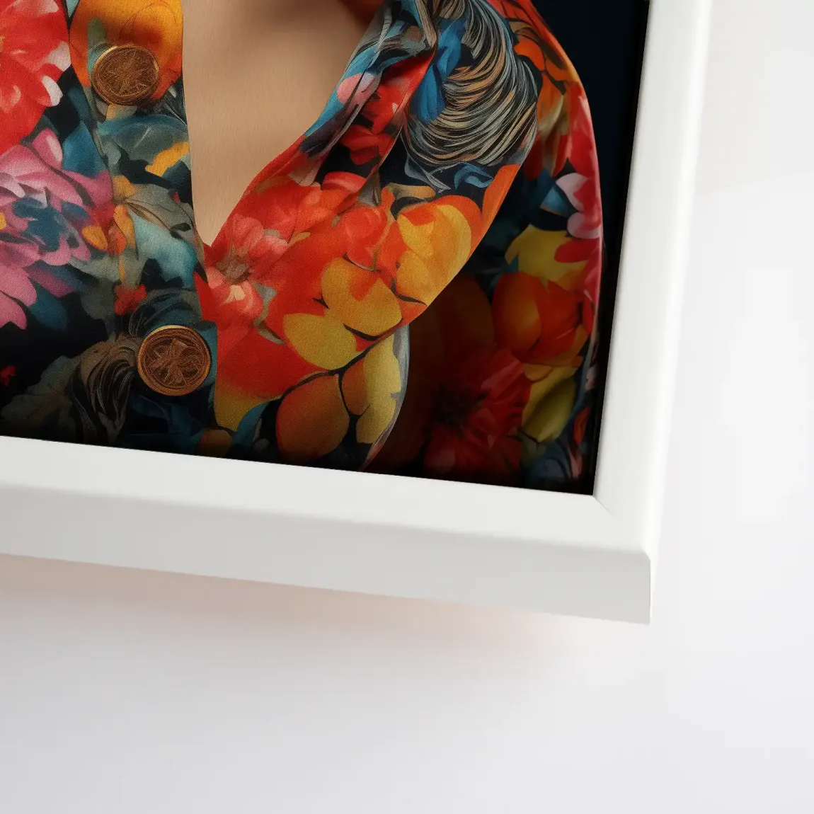 Floral Glamour Leinwand Bild