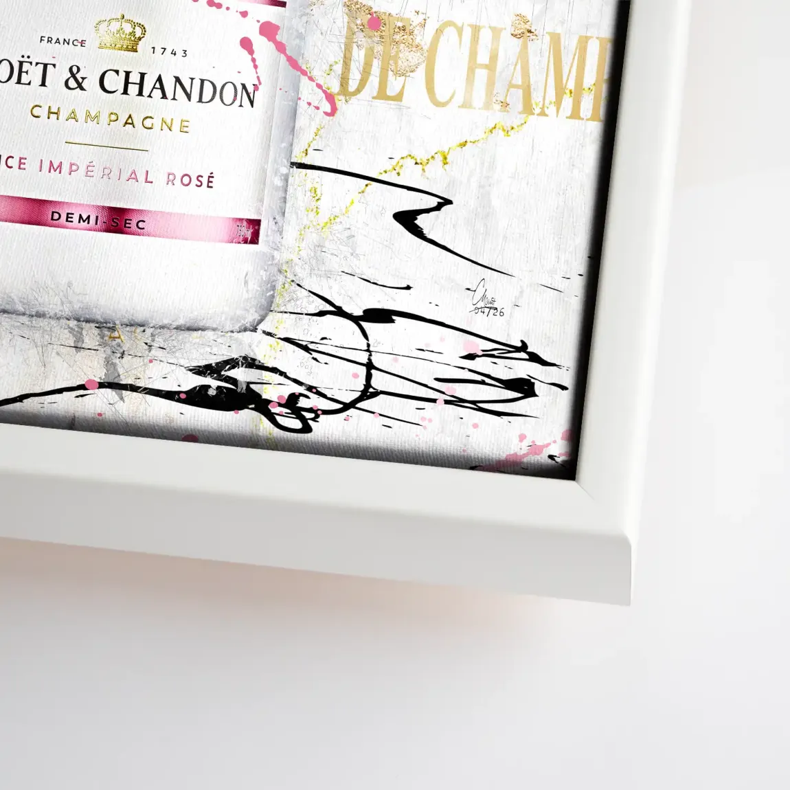 Champagner Glam Leinwand Bild