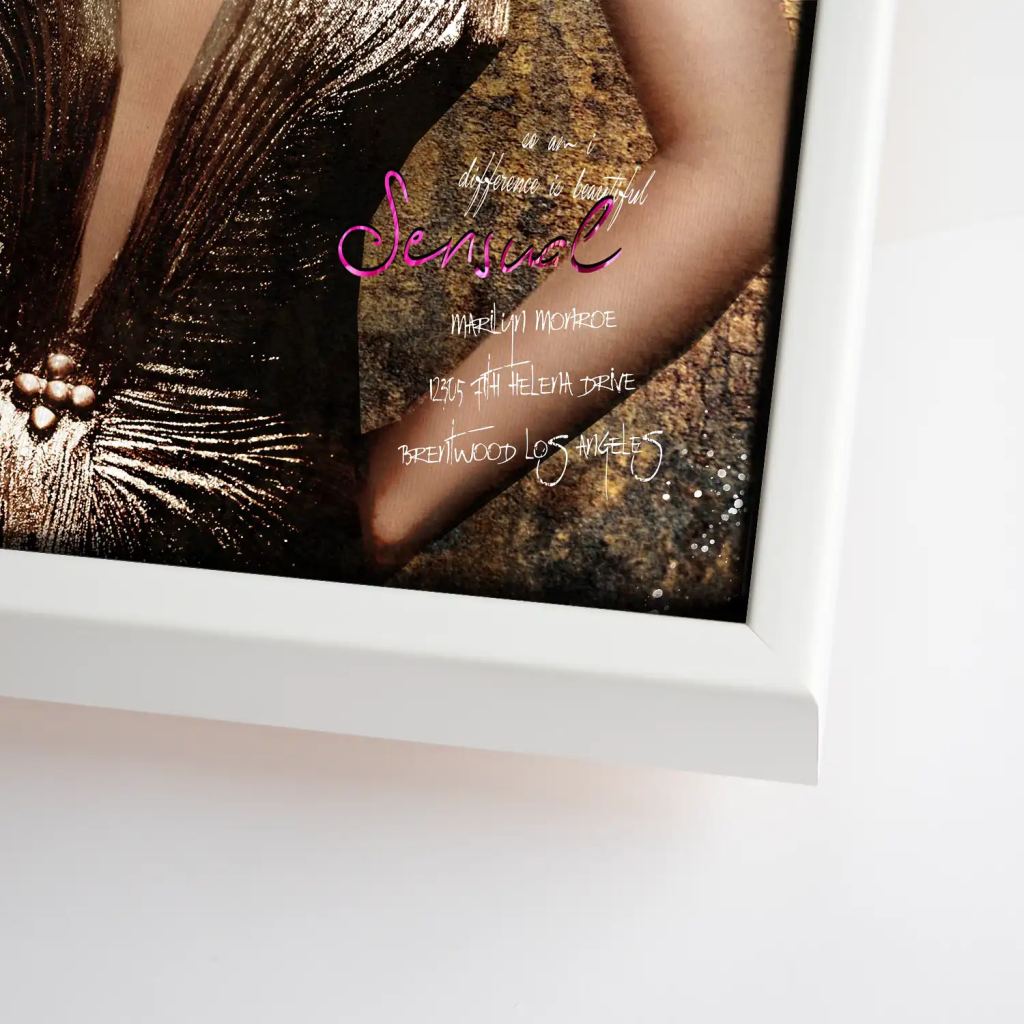 Marilyn Sensual Leinwand Bild INGALERIE