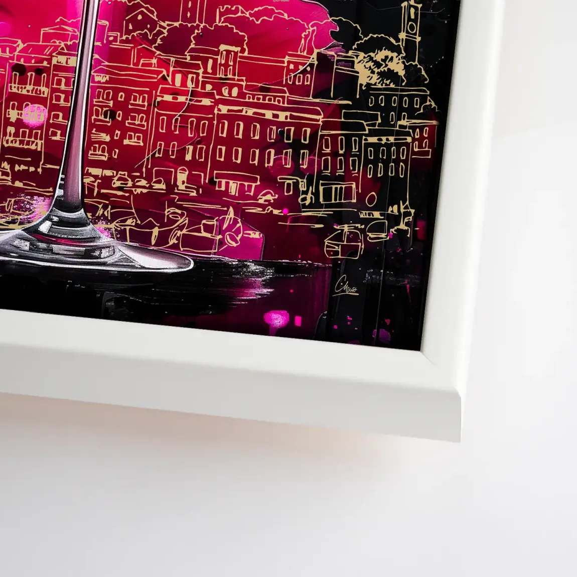 Velvet Royale Champagne Leinwand Bild INGALERIE