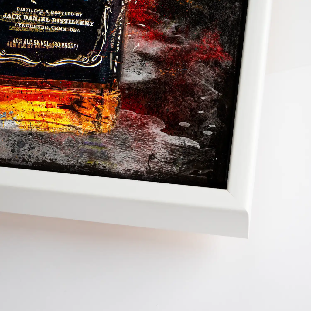 Jack Whisky Vintage Style Leinwand Bild INGALERIE